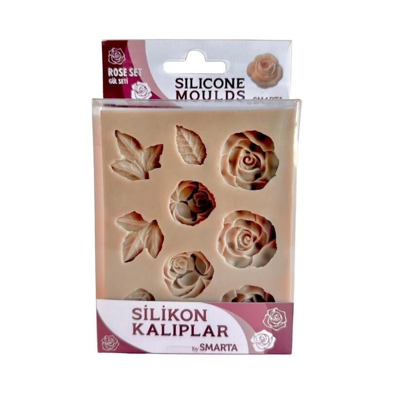 Smarta Silikon Kalıplar Gül Seti 3045