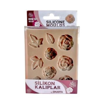 Smarta Silikon Kalıplar Gül Seti 3045