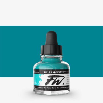 Daler Rowney FW Ink Akrilik Mürekkep 29.5 ml Marine Blue 151