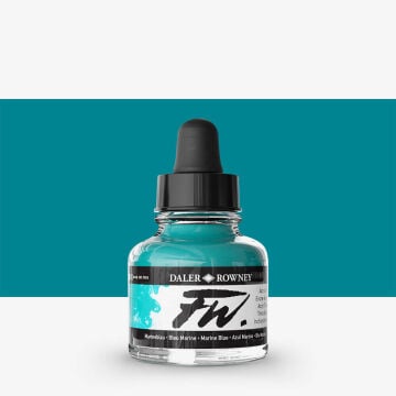 Daler Rowney FW Ink Akrilik Mürekkep 29.5 ml Marine Blue 151