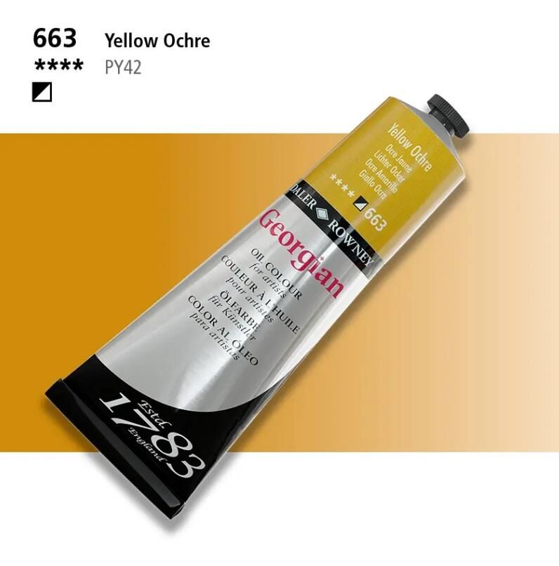 Daler Rowney Georgian Yağlı Boya 225ml 663 Yellow Ochre