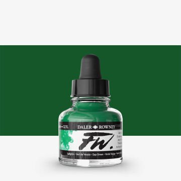 Daler Rowney FW Ink Akrilik Mürekkep 29.5 ml Sap Green 375