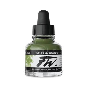 Daler Rowney FW Ink Akrilik Mürekkep 29.5 ml Olive Green 363