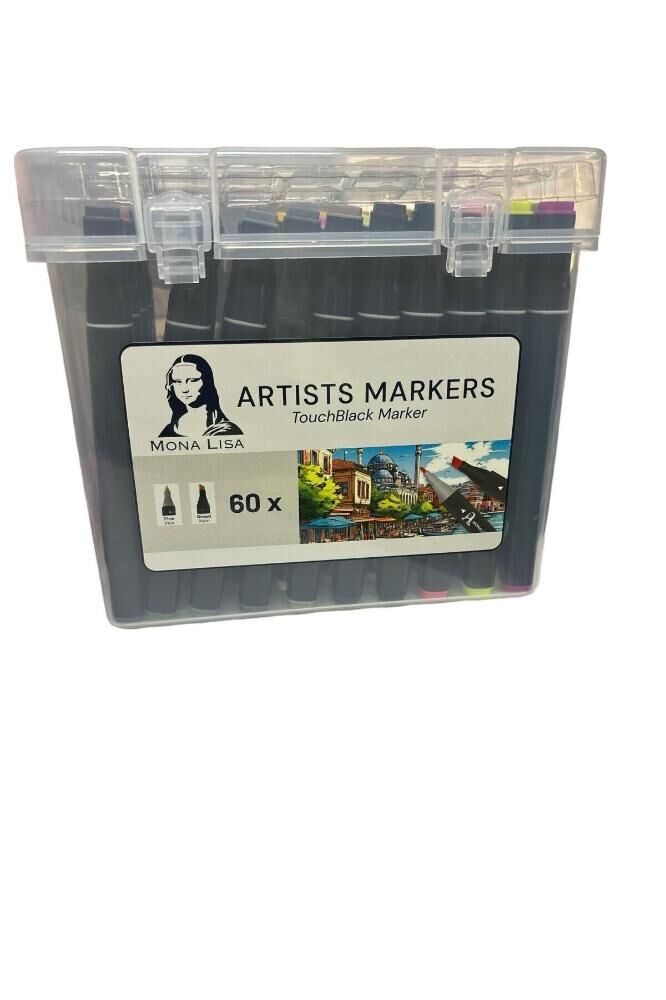 Mona Lisa Artists Çift Uçlu Marker 60 Renk
