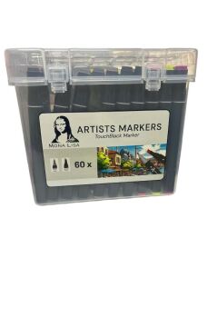 Mona Lisa Artists Çift Uçlu Marker 60 Renk