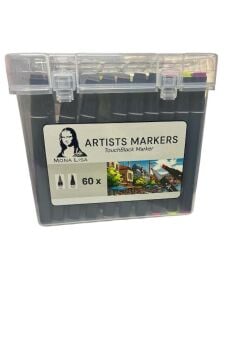 Mona Lisa Artists Çift Uçlu Marker 60 Renk