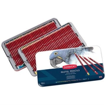 Derwent Pastel Pencil 72'li Teneke Kutu Pastel Kalem Seti
