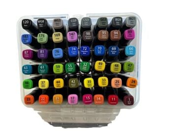 Mona Lisa Artists Touchblack Marker 48 Renk