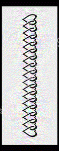 Mood Stencil Şablon 23x9 U011