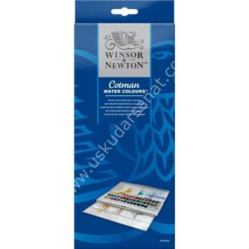 Winsor & Newton Cotman Suluboya 45'li Tablet Set