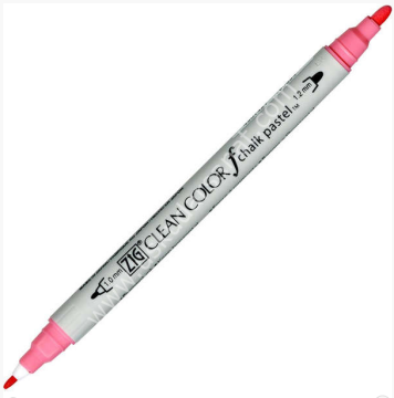 Zig Clean Color f Çift Uçlu Kalem 021 Pastel Pink