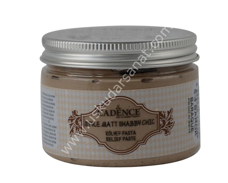 Cadence Style Matt Sahbby Chic Rölyef Pasta 150ml (350gr) S-04 Barok