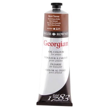 Daler Rowney Georgian Yağlı Boya 225ml Burnt Sienna 221