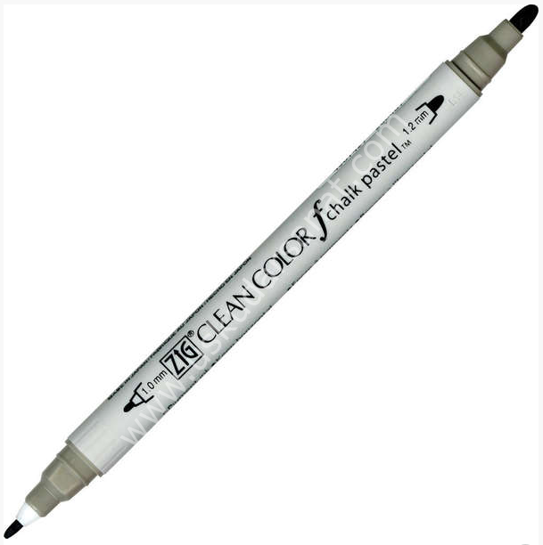Zig Clean Color f Çift Uçlu Kalem 012 Pastel Gray