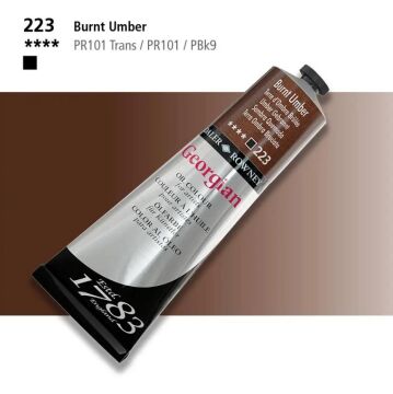Daler Rowney Georgian Yağlı Boya 225ml 223 Burnt Umber