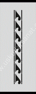 Mood Stencil Şablon 23x9 U015
