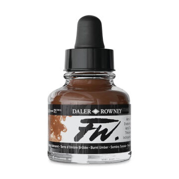 Daler Rowney FW Ink Akrilik Mürekkep 29.5 ml Burnt Umber 223