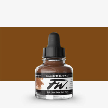 Daler Rowney FW Ink Akrilik Mürekkep 29.5 ml Sepia 251