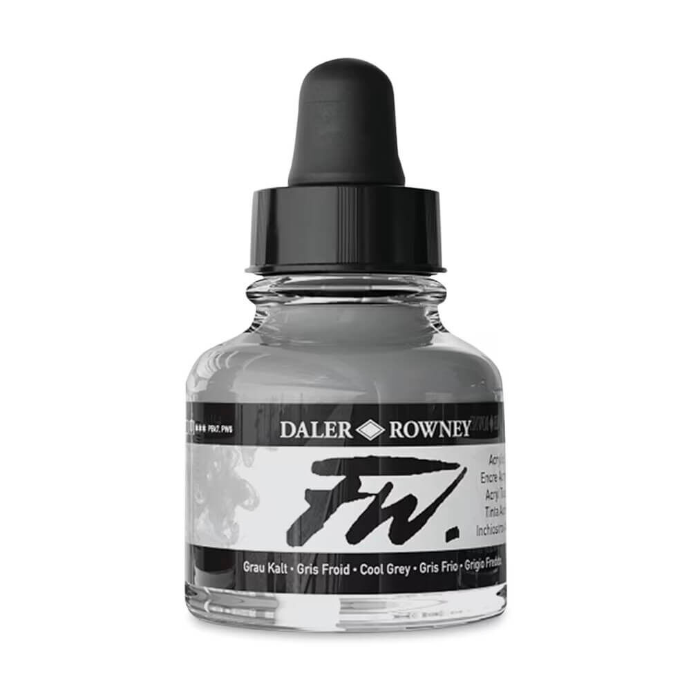 Daler Rowney FW Ink Akrilik Mürekkep 29.5 ml Cool Grey 053
