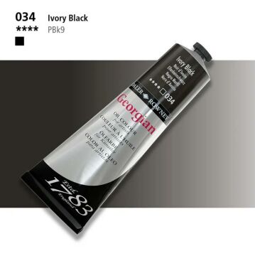 Daler Rowney Georgian Yağlı Boya 225ml 034 Ivory Black