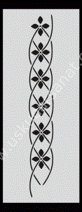 Mood Stencil Şablon 23x9 U018