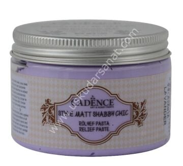 Cadence Style Matt Sahbby Chic Rölyef Pasta 150ml (350gr) S-9 Lavanta