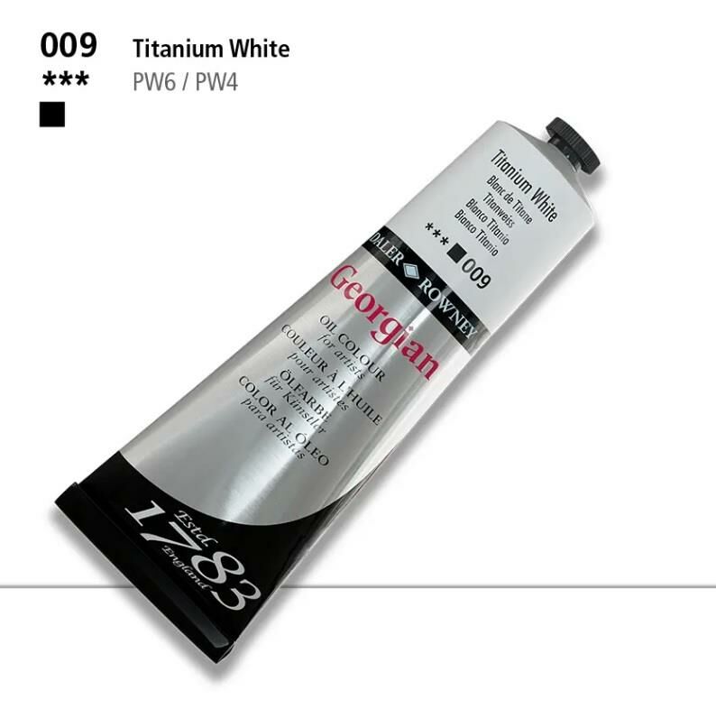 Daler Rowney Georgian Yağlı Boya 225ml 009 Titanium White