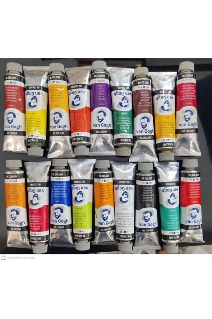 Yağlı Boya 40ml Set 10 Renk Karışık