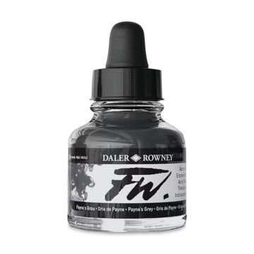 Daler Rowney FW Ink Akrilik Mürekkep 29.5 ml Payne's Grey 065