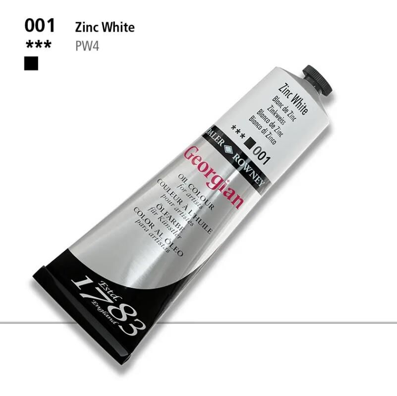 Daler Rowney Georgian Yağlı Boya 225ml 001 Zinc White