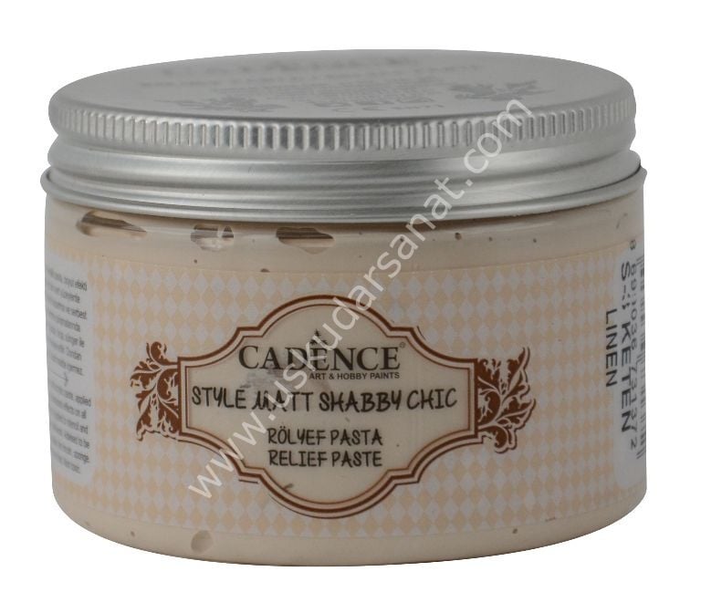 Cadence Style Matt Sahbby Chic Rölyef Pasta 150ml (350gr) S-3 Keten