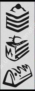 Mood Stencil Şablon 23x9 U024