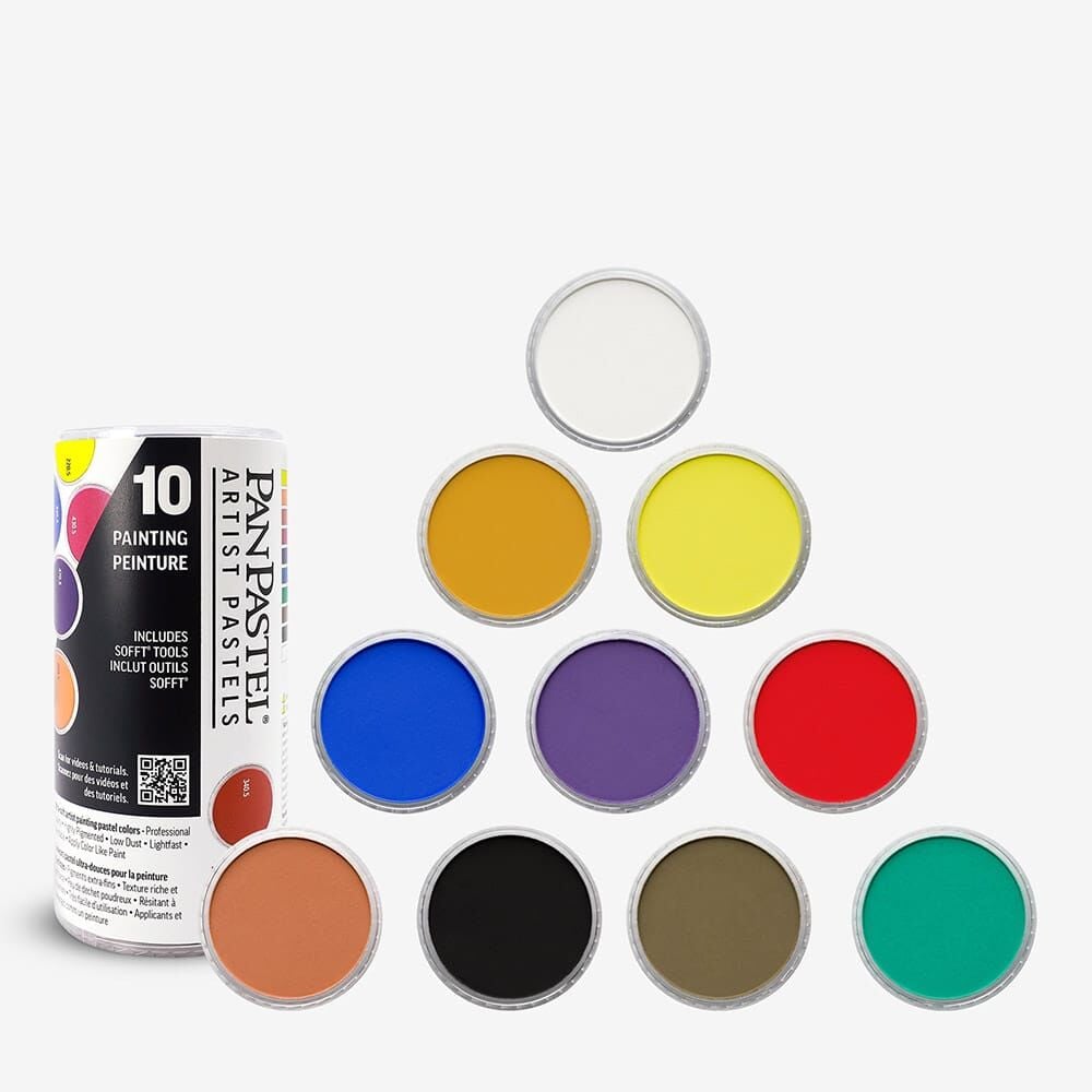 Panpastel Ultra Soft Artist Pastel Boya Ana Renkler 10lu Set 30101