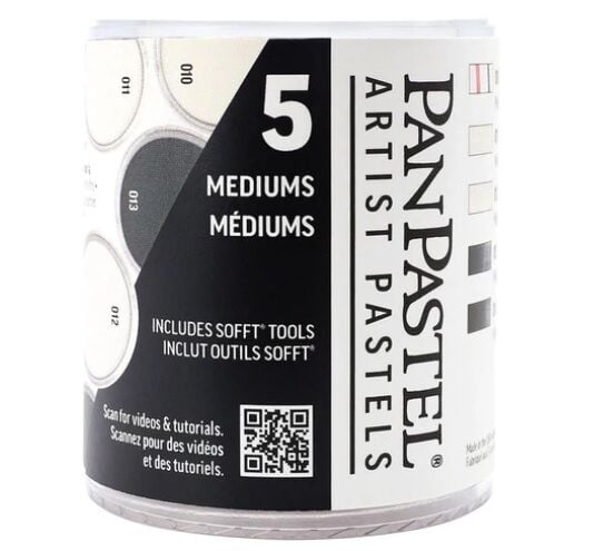 PanPastel Ultra Soft Artist Pastel Medium Set 5'li