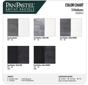 PanPastel Ultra Soft Artist Pastel Medium Set 5'li