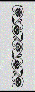 Mood Stencil Şablon 23x9 U026