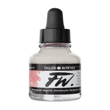 Daler Rowney FW Ink Akrilik Mürekkep 29.5 ml Shimmering Red 731