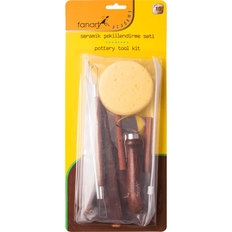 Fanart Seramik Şekillendirme Seti 10 Parça LV-F-9470-S1