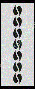 Mood Stencil Şablon 23x9 U031