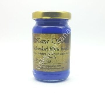 Koza Ezilmiş Ebru Boyası 105cc Mavi (ultramarin)