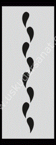 Mood Stencil Şablon 23x9 U032