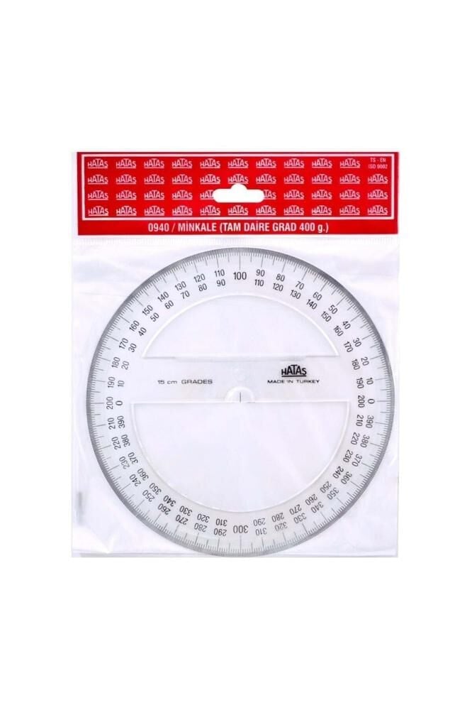 Hatas Minkale 360 Derece Tam Daire Gradlı 15 cm 0940