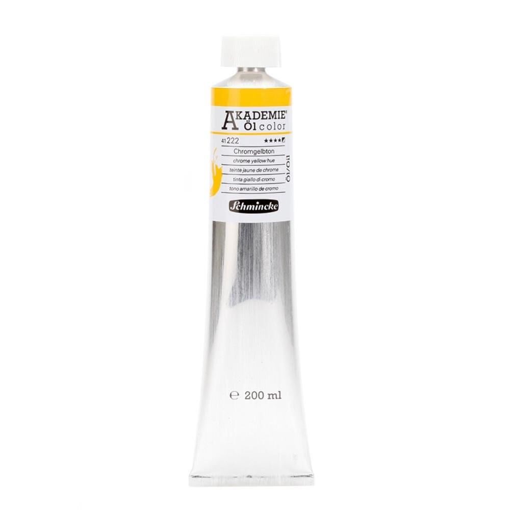 Schmincke Akademie 200 ml Yaglıboya No:222 Chrome Yellow Hue
