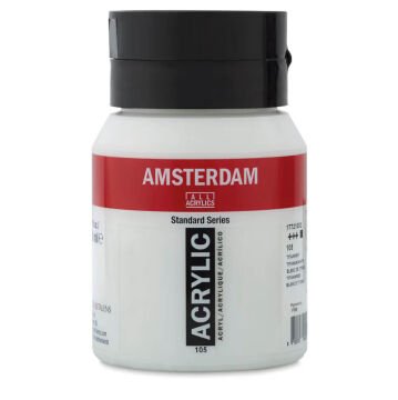 Amsterdam Standart Seri Akrilik Boya 500 ml Titanium White 105