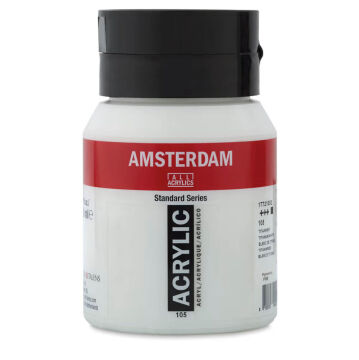Amsterdam Standart Seri Akrilik Boya 500 ml Titanium White 105