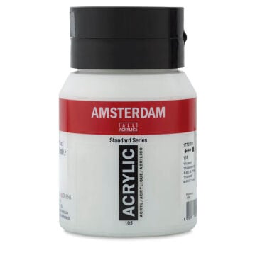 Amsterdam Standart Seri Akrilik Boya 500 ml Titanium White 105