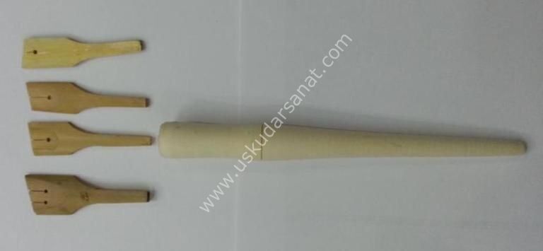 Celi Kalem Seti 4 Uç + Özel Ahşap