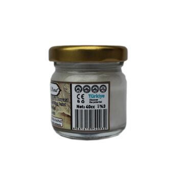 Koza Sanat Geleneksel Ezilmiş Ebru Boyası 40 cc 900 Pigment Gümüş