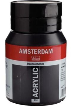 Amsterdam Akrilik Boya 500ml 735 Oxide black