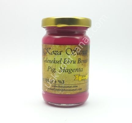 Koza Ezilmiş Ebru Boyası 105cc Pigment Macenta